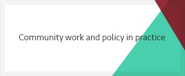 Community work and policy in practice